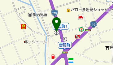 東濃信用金庫若松町支店の地図画像