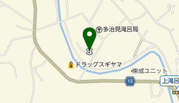 東濃信用金庫滝呂出張所の地図画像