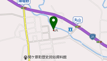 JAにしみの関ケ原支店の地図画像