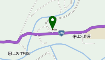 JAひがしみの上村支店の地図画像