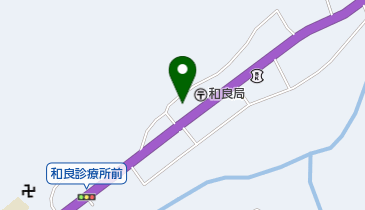 JAめぐみの和良支店の地図画像