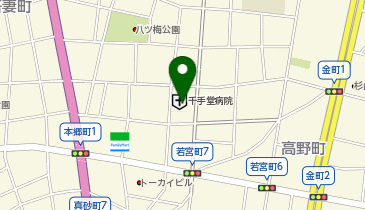 医療法人慶睦会千手堂病院の地図画像