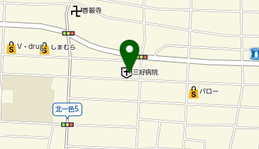 三好病院の地図画像