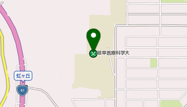 私立岐阜医療科学大学可児キャンパスの地図画像