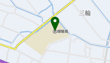 岐阜県立揖斐高校の地図画像