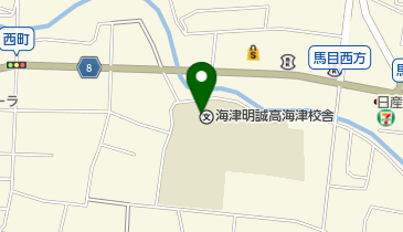 岐阜県立海津明誠高校海津校舎の地図画像