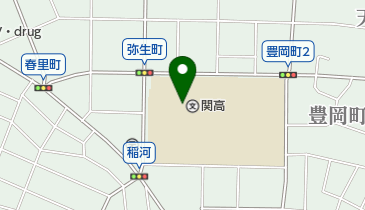 岐阜県立関高校の地図画像