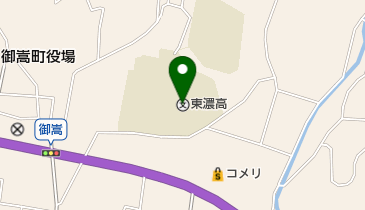 岐阜県立東濃高校の地図画像