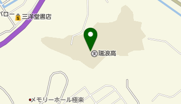 岐阜県立瑞浪高校の地図画像