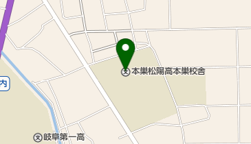 岐阜県立本巣松陽高校本巣校舎の地図画像