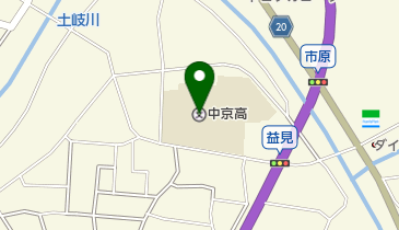 私立中京高校の地図画像