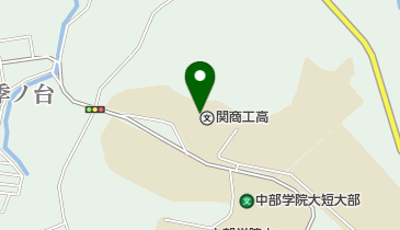 関市立関商工高校の地図画像