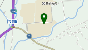 恵那市立明智中学校の地図画像