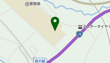 恵那市立恵那東中学校の地図画像