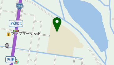 大垣市立江並中学校の地図画像