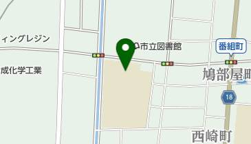 大垣市立興文中学校の地図画像