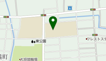 大垣市立東中学校の地図画像