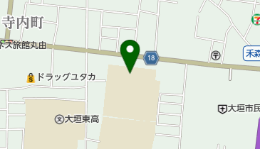大垣市立南中学校の地図画像