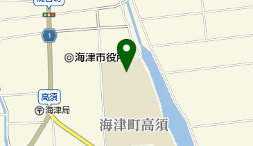 海津市立日新中学校の地図画像