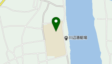 川辺町立川辺中学校の地図画像