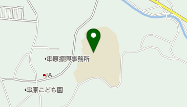 恵那市立串原中学校の地図画像