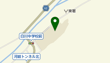 白川町立白川中学校の地図画像