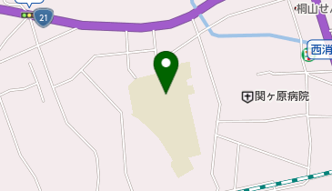 関ケ原町立関ケ原中学校の地図画像