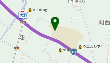 関市立緑ケ丘中学校の地図画像