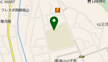 高山市立日枝中学校の地図画像