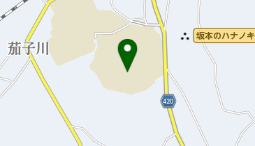 中津川市立坂本中学校の地図画像