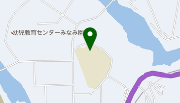 郡上市立郡南中学校の地図画像