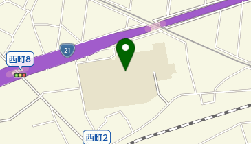 美濃加茂市立西中学校の地図画像