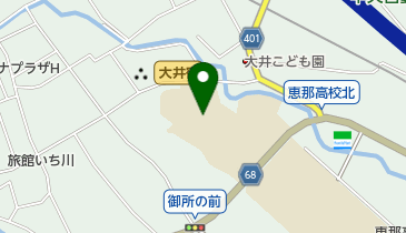 恵那市立大井小学校の地図画像