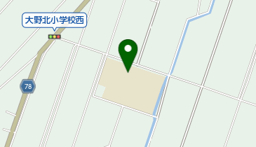 大野町立北小学校の地図画像
