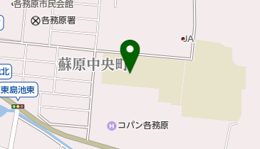 各務原市立中央小学校の地図画像