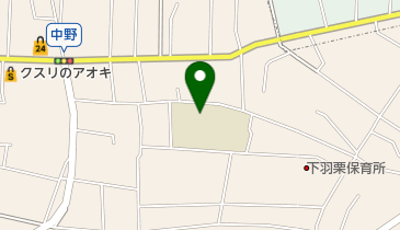 笠松町立下羽栗小学校の地図画像