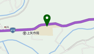 恵那市立上矢作小学校の地図画像