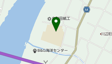 川辺町立川辺東小学校の地図画像