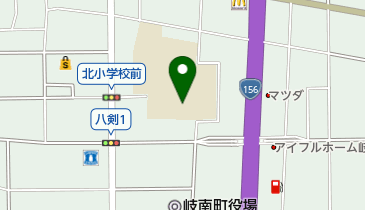岐南町立北小学校の地図画像
