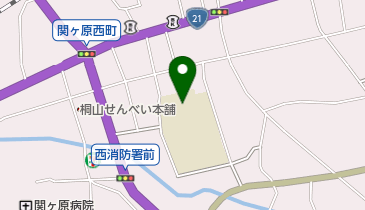 関ヶ原町立関ヶ原小学校の地図画像