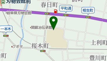 関市立安桜小学校の地図画像