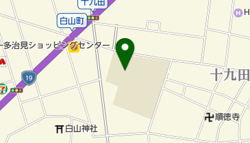 多治見市立精華小学校の地図画像