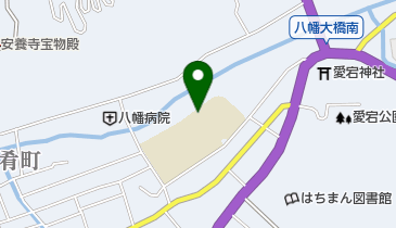 郡上市立八幡小学校の地図画像