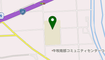 瑞穂市立牛牧小学校の地図画像