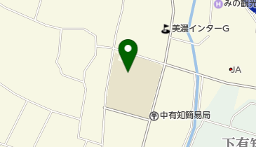 美濃市立中有知小学校の地図画像
