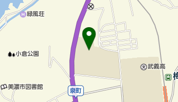 美濃市立美濃小学校の地図画像