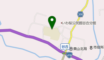 山県市立いわ桜小学校の地図画像