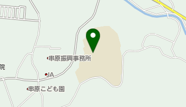 恵那市立串原小学校の地図画像