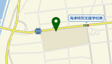 海津特別支援学校の地図画像