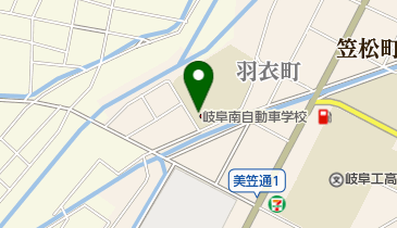 岐阜南自動車学校の地図画像